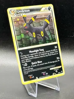 Umbreon 10/90 Holo Pokemon Undaunted 2010 Vintage LP/NM - Image 1