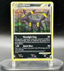 Umbreon 10/90 Holo Pokemon Undaunted 2010 Vintage LP/NM - Image 2
