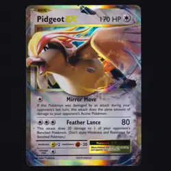 Pidgeot EX 64/108 Evolutions Holo Rare EX Pokemon TCG NM - Image 1