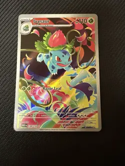 Ivysaur IR 134/132 Pokemon TCG Mega Evolution English Illustration Rare - Image 1
