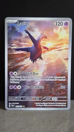 Pokemon TCG Latios ex 203/191 Surging Sparks Illustration Rare Full Art - Image 1