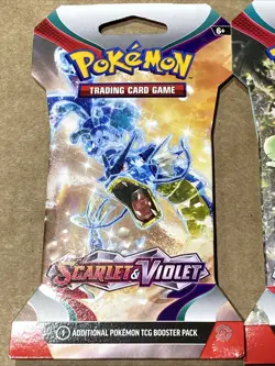 Pokemon TCG Scarlet & Violet Base Set Sleeved Booster Pack (3-Packs) New - Image 2