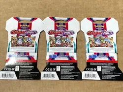 Pokemon TCG Scarlet & Violet Base Set Sleeved Booster Pack (3-Packs) New - Image 5