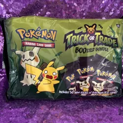 Pokemon TCG Trick or Trade 2023 Booster Bundle Booster Sealed 50 Mini Packs - Image 1