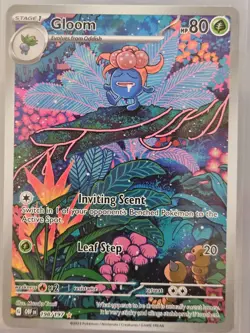 Gloom 198/197 SV03: Obsidian Flames Illustration Rare Pokemon *C2 - Image 1