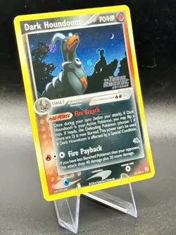 Dark Houndoom 37/109 Stamped Pokemon EX Team Rocket Returns Reverse Holo LP - Image 1