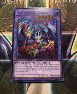 *** GARURA, WINGS OF RESONANT LIFE *** SECRET RARE 1ST EDITION RA02-EN024 YUGIOH - Image 1