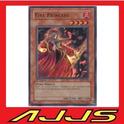 YuGiOh - FIRE PRINCESS - Super Rare - LON-034 - 1st Edition - NM/M - Image 1