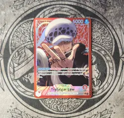 One Piece | Trafalgar Law | OP14-001 | Alt Art Leader (L) | NM - Image 1