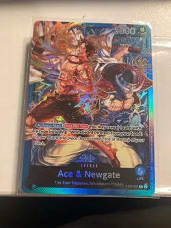 One Piece TCG ST22 Starter Deck Ace & Newgate Full Art Foil L ST22-001 - Image 2