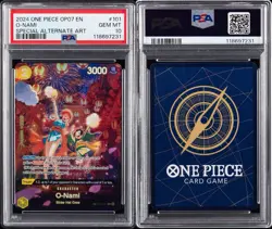 2024 ONE PIECE OP07-500 YEARS IN THE FUTURE SPECIAL ALTERNATE ART O-NAMI PSA 10 - Image 3