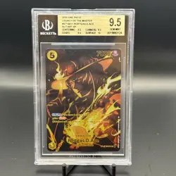 One Piece CCG Portgas.D.Ace Legacy of the Master Alt Art ST13-011 BGS 9.5 - Image 1
