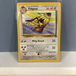 PIDGEOT Pokemon Card Jungle Non Holo 24/64 - Image 1