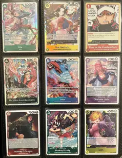 One Piece CCG Binder Collection (English) - 243 Total Cards NM/Mint + Binder - Image 1