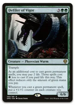 Defiler of Vigor #160 (NM) Dominaria United DMU Magic MTG - Image 1