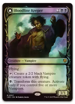 Bloodline Keeper (Showcase) #327 (Foil) (NM) Innistrad Remastered INR Magic MTG - Image 1