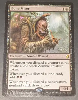 Magic: The Gathering Bone Miser Commander 2019 Rare 015/302 - Image 1