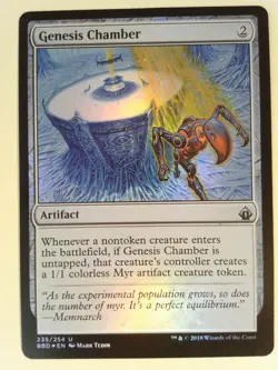 Foil Genesis Chamber - Battlebond (BBD) - Magic the Gathering Mtg - Image 1
