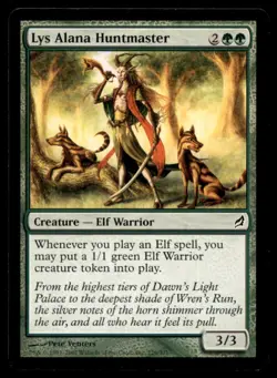 MTG Lys Alana Huntmaster LP Light Play Lorwyn [4506] - Image 1