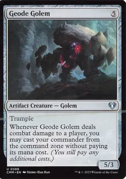 Geode Golem U Commander Masters 386 NM - Image 1