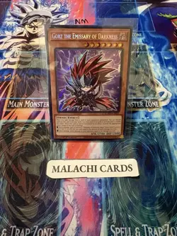 Yugioh x1 Gorz the Emissary of Darkness (Secret Rare BLMM-EN005) (Near Mint!) - Image 1