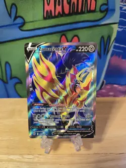 Zamazenta V 163/172 Brilliant Stars Ultra Rare Holo Pokemon TCG Card NM W Ldr - Image 1