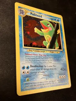 Pokemon Politoed 8/75 Neo Discovery Holo Rare Ungraded Childhood Card - Image 3