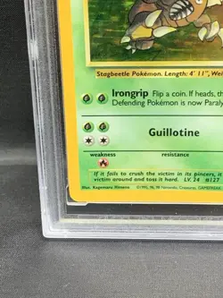 DSG 7 Pinsir 9/64 Jungle 1999 Holo Rare Unlimited Graded Pokemon Tcg Card NM - Image 4