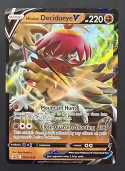 Hisuian Decidueye V Promo SWSH: Sword & Shield Promo Cards SWSH238 NM - Image 1