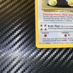 Pokemon Card Snorlax Jungle Unlimited Holo Rare Vintage WOTC 11/64 182 💎NM💎 - Image 2