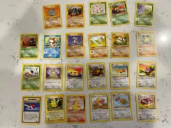 Pokemon Jungle 23 Card Common/Uncommon 1999 WOTC Vintage Lot MP-LP - Image 1