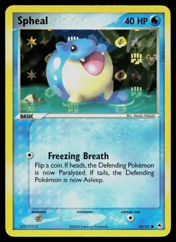 Pokemon Card - Spheal Hidden Legends 74/101 Common Reverse Holo - Image 1