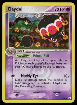 Pokemon Card - Claydol Hidden Legends 2/101 Holo Rare Reverse Holo - Image 1