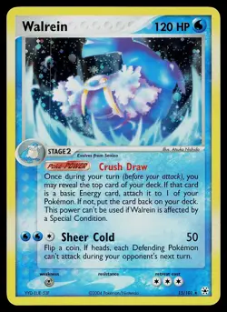 Pokemon Card - Walrein Hidden Legends 15/101 Holo Rare - Image 1