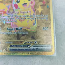 Pokemon TCG New Set Pikachu 247/191 Hyper Rare Gold Card Surging Sparks Full Art - Image 4