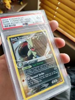 PSA 9 MINT Dark Tyranitar 20/109 Team Rocket Returns HOLO RARE 2004 Pokemon Card - Image 2