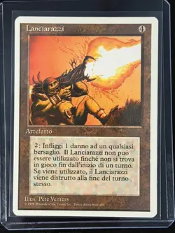 Magic MTG Italian Revised Rocket Launcher Artist Proof Near Mint Only 50 Exist! - Image 3