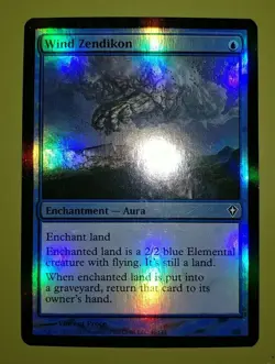 FOIL Wind Zendikon x1 Worldwake 1x Magic the Gathering MTG - Image 1