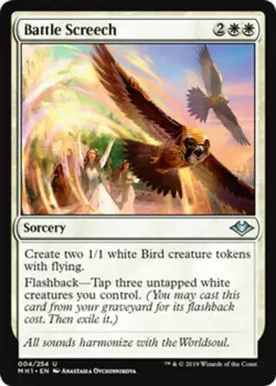 X4 Battle Screech Modern Horizons LP/NM MTG Magic DNA GAMES - Image 1