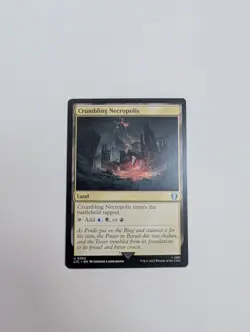 MTG - Crumbling Necropolis - Commander: Lord of The Rings NM/M Condition - Image 1