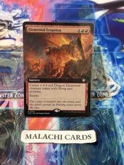 Magic x1 Elemental Eruption (Extended Art) (Rare OTC 0063) (Near Mint!) - Image 1
