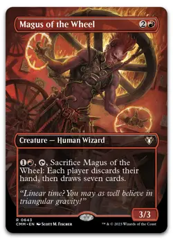 Magus of the Wheel (Borderless) #643 (NM) Commander Masters CMM Magic MTG - Image 1