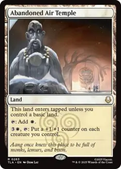 Abandoned Air Temple -Foil Near Mint MTG Avatar: The Last Airbender - Image 1