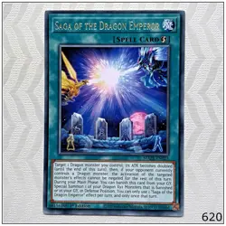 Saga of the Dragon Emperor - MAZE-EN023 - Rare 1st Edition Yugioh - Image 1