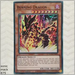 Burning Dragon - AGOV-EN094 - Super Rare 1st Edition Yugioh - Image 1