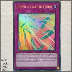 Harpie's Feather Storm - RA01-EN073 - 1st Edition Yugioh - Image 1