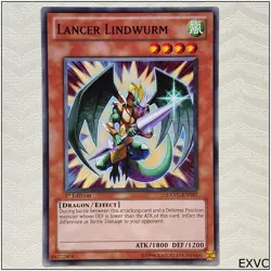 Lancer Lindwurm - EXVC-EN092 - Common 1st Edition Yugioh - Image 1