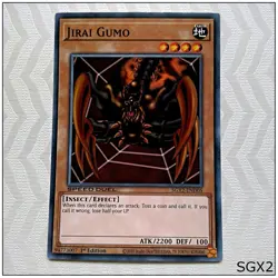 Jirai Gumo - SGX2-END05 - Common 1st Edition Yugioh - Image 1
