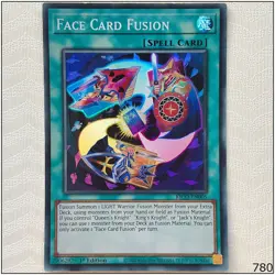 Face Card Fusion - KICO-EN005 - Super Rare 1st Edition Yugioh - Image 1