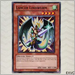 Lancer Lindwurm - EXVC-EN092 - Common Unlimited Yugioh - Image 1